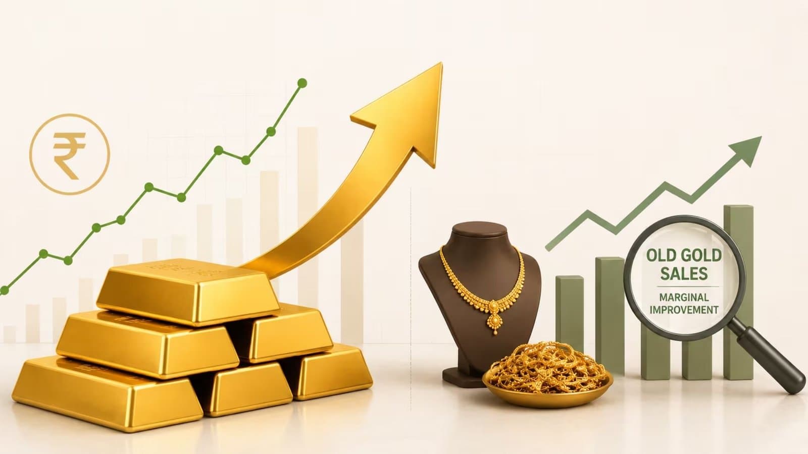 In August, gold prices in India rally, but old gold sales remain muted