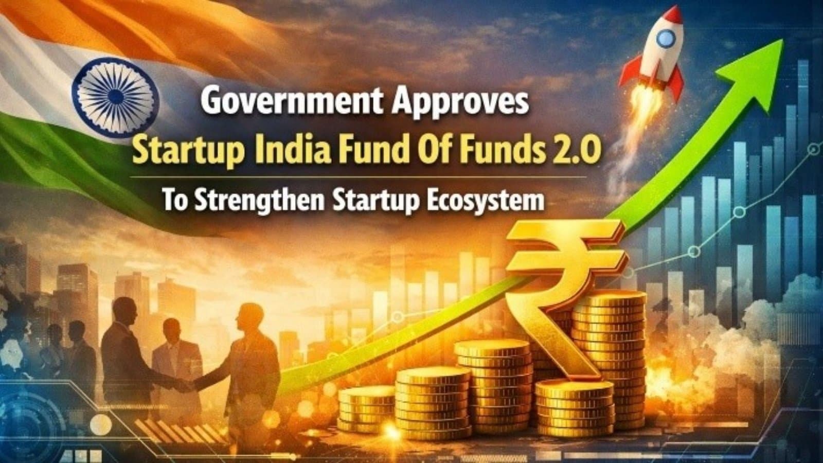 Aiming to fix a long-standing capital gap, India’s ₹10,000 crore startup fund 2.0